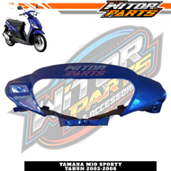 WITOR- Batok Kepala Depan Mio Sporty Plus Reflektor Lampu Depan / Batok Kepala Depan Yamaha Mio Sporty Mio Lama Dan Reflektor Lampu Depan / Batok Depan Mio Sporty Set Lampu / Batok Pala Depan Mio Sporty Lama Plus Reflector Lampu Depan