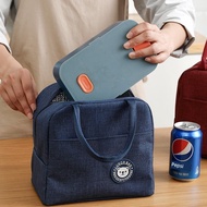 ice box cooler rice storage Beg kotak makan tengah hari yang tebal, beg tangan bertebat, beg makan t