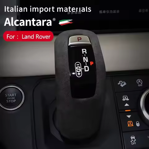Alcantara Suede Wrap For Land Rover Defender L663 90 110 2020 2021 2022 2023 Gear Shift Knob Cover S