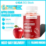 SGCarleaf Apple Cider Vinegar Gummies With Folic Acid Vitamin B12&B6 Support Supplement 60 Gummies P