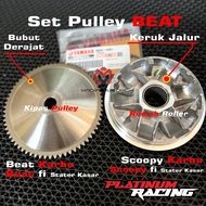 RUMAH ROLLER BEAT KARBU PULLEY BUBUT CUSTOM SCOOPY KARBU ROLLER VARIO 110 RACING BEAT KARBURATOR