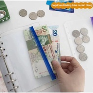 READY TO SHIP ️) SLEEVE BINDER ZIPLOCK FINANCIAL A5 A6 A7 6 RING | ZIPLOCK BINDER CONTENTS | SLEEVE 