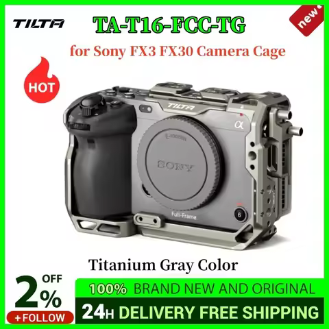 Tilta TA-T16-FCC-TG TA-T16-FCC-B for Sony FX3 FX30 Camera Cage Armor Pro Kit Light Weight Base for S