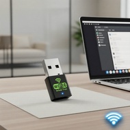 USB WiFi 6 Network Card 2.4G Wireless, Desktop & Laptop Adapter, Universal Network Accessory Kad Ran
