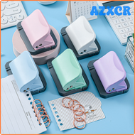 AZXCR 2023 new 6 Hole Paper Punch Handheld Metal Hole Puncher 5 Sheet Capacity 6mm for A4 A5 B5 Notebook Scrapbook Diary Planner 2024 BGHTR