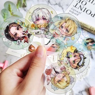 APH Hetalia Summer Camping Mini Fan Pendant Keychain Fan Peripheral Badge Polaroid Sticker