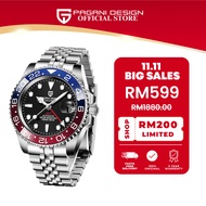 [BUY1FREE1!]Pagani Design Jam Tangan Lelaki Men's Stainless Steel GMT Automatic Watch(40mm)PD-1662