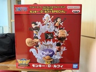 100% 全新未開封 海賊王 One Piece WCF Premium 路飛 一檔至五檔 (行版) + SHF 海賊王路飛 (行版)