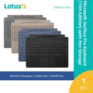 Microsoft Surface Pro Keyboard (11th Edition) with Pen Storage [8XA-00182 Black/ 8XA-00252 Platinum 