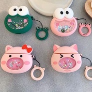 AirPods盒配指扣(不包耳機) : 青蛙/小豬