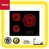 Teka TZ-6315 3-burner 60cm VitroCeramic Hob with 3 zones and Touch Control