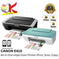 CANON PIXMA E410 INK EFFICIENT 3 IN 1 INKJET MULTIFUNCTION COLOUR PRINTER, PRINT SCAN COPY (3 IN 1) 