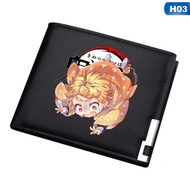 Anime Demon Slayer Kimetsu no Yaiba Kamado Cosplay Cartoon Wallet Short Purse