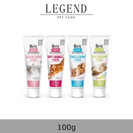 Brit Care Functional Cat Paste 100G / Cat Supplements - Multivitamin / Salmon Creme / Anti Hairball 
