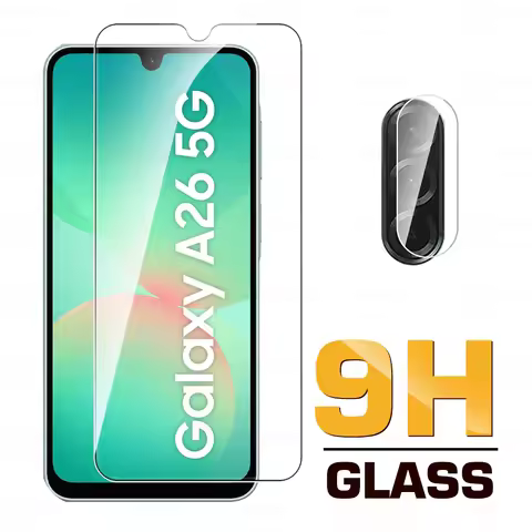 9H Glass For Samsung Galaxy A26 5G Tempered Glass Camera Screen Protector Samsung A56 A36 A26 A16 A0
