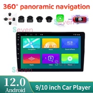 9/10 inch Android 12.0 Car AHD 3D 360° panoramic camera Surround View System Driving With Panorama System Car Camera