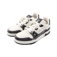 【二手】路易威登LOUIS VUITTON運動鞋 LV Trainer 系列 Monogram 黑色/白色皮革運動鞋 男士二手 A