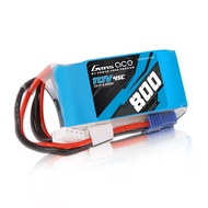 Gens ace 3S Lipo Battery 11.1V 45C 800mAh Lipo Battery Pack with EC2 Plug