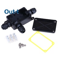 [Out-t] 3Way IP66 outdoor waterproof cable connector junction box with terminal 450v New