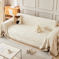 Ready Stock Quick Shipment 180 * 420cm Half-Side Fleece Sofa Cover Cloth Four Seasons Universal High