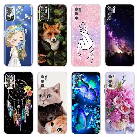 For Xiaomi Redmi Note 10 5G Case Cute Animals Cover Soft Slim Fundas For Xiaomi Redmi Note10 Note 10