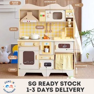 Kitchen Set Wood Kitchen Play Set Wooden Kitchen Toy Pretend Toy  Wooden Toy Simulated Water Outflow
