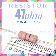 47ohm Resistor 2Watt 5%, 47 ohm