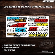 Sticker Print Sticker racing Pack Motorcycle Sticker
