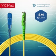 SC/UPC-E2K/APC Singlemode Simplex Fiber Optic Patch Cord 3M