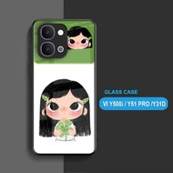 HP Shiny Glass Softcase For VIVO Y51 PRO Y500I Y31D - Casing VIVO Y51 PROhp - VIVO Y500I - NEWEST VI
