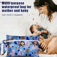 WHE Baby Diaper Bag Newborn Diaper Storage Bag Organizer Waterproof Portable Travel Outdoor Storage Nappy Carry Pack Stroller Pocket WHE