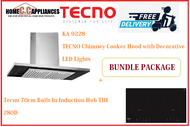 TECNO HOOD AND HOB FOR BUNDLE PACKAGE ( KA 9228 &amp; TIH 280D ) / FREE EXPRESS DELIVERY