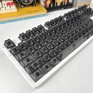 Keycaps Cherry Transparent Glowing Side Printed Character 123 Key Full Set อุปกรณ์เสริมคอมพิวเตอร์แบ