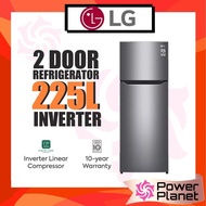 LG 2 Door 225L Fridge GN-B222SQBB Inverter Refrigerator GNB222SQBB Peti Sejuk 冰箱