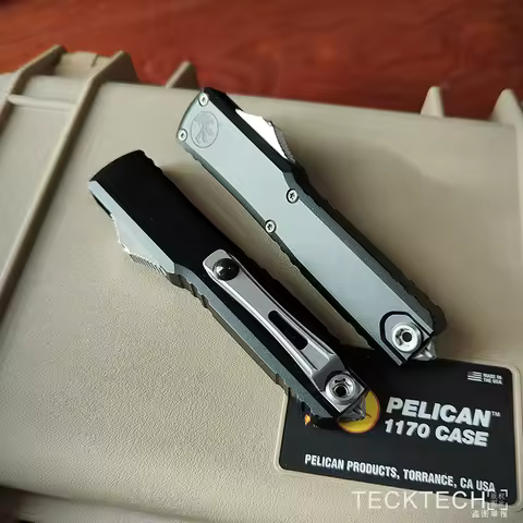 "TECKTECH KNIVES STORE" GEN III IV New Ultratech 3 4 Micro Ultra Tech CNC Aluminum Handle D2 Steel E