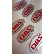 ORIGINAL DBS EMBLEM RAISED PLATE DBS EXHAUST LOGO EMBLEM