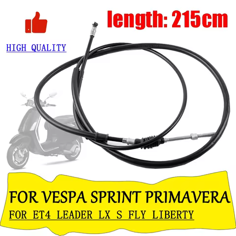 Motorcycle Accessories Rear Brake Cable Brake Line For Piaggio Vespa Sprint Primavera ET4 Leader LX
