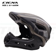 Full-Face Bicycle Helmet Adult THAIBIKE CIGNA With Box With Lights