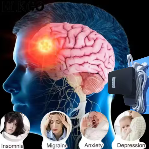 Transcranial Tens Trans TVNS Stress Relief Cranial Electro Ear Vagus Parasympathetic Nerve Stimulato