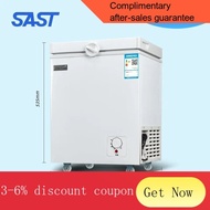 XY7 SAST Freezer Household Small Refrigerated Commercial Horizontal Mini Fridge Large Capacity Freezer Fresh Cabinet Dua