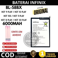 INFINIX HOT 9 PLAY BATTERY HOT 10S/ HOT 10 PLAY/ HOT 30 PLAY/ HOT 11 PLAY/ HOT 12 PLAY BL58BX 6000MA