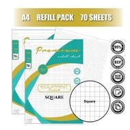 ( 88-24-415 ) EDU Paper A4 Size 70gsm Paper Small Square Ruled Graph Paper Square Paper