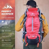 Carrier Bag Outdoor 60L Backpack + Rain Cover Men's 60L Mountain Bag/ Hiking Backpack/
