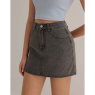 AIR SPACE 【Denm LITE】Skorts Kelepet Lembut Ringan Lightweight Soft Jeans Denim Pleated Skorts