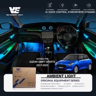 AMAZING Suzuki Swift Sports 2017-2025 VE Car Ambient Light Dynamic Rgb Atmosphere Lamp Ai Voice Cont