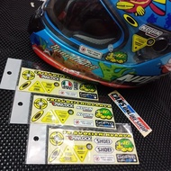 AGV NOLAN SHOEI helmet sticker