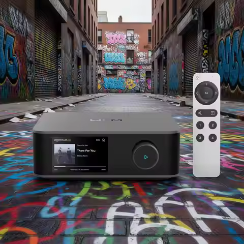100W High-Fidelity Streaming Amplifier with ES9039Q2M DAC, Dual TPA3255 Power Amps, Built-in EQ, Tou