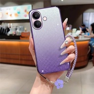 GANTUNGAN Softcase IQ00 Z10R Case Luxury Tpu Glitter Free Floral HangingTALI