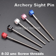 5 Colour Sight Pin Metal Sight 8-32 Unc Screw Thread Suitable for 6/9inch