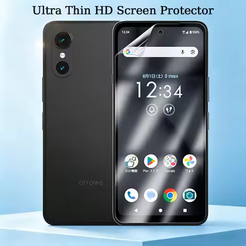 Ultra Thin Soft PET Screen Protector For Fujitsu FCNT Arrows We3 F-52G We2 Plus Anti-Scratch Clear H